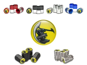 Valve Caps Cars Gleam Finish